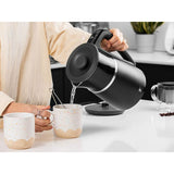 Bollitore elettrico acciaio inossidabile Lafe con manico ergonomico e versamento preciso di acqua calda