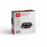 Confezione della piastra grill Livoo senza PFAS per 6 persone, ideale per cene a raclette