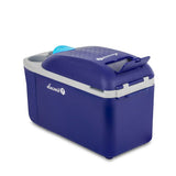 Mini frigo Łucznik 8 litri azzurro con coperchio e inserti pratici per la cucina