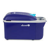 Mini frigo Łucznik 8 litri azzurro compatto e portatile per conservare cibi e bevande