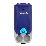 Mini frigo Łucznik 8 litri azzurro compatto, ideale per bevande e snack in casa o in viaggio