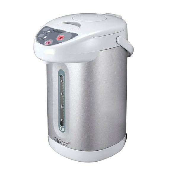 Bollitore elettrico acciaio inox 3,3 litri con design elegante e capacità ideale per cucina
