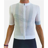 Maglia da ciclismo leggera uomo in rete traspirante con zip frontale per una migliore ventilazione
