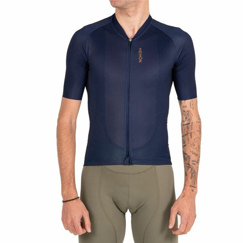 Maglia da ciclismo Hemon Pro Gaia Azzurro