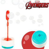 Kit per fare bolle di sapone Avengers con anello per creare divertenti bolle colorate