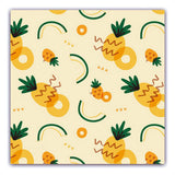 Mascherina bambini riutilizzabile ananas con design colorato e divertente ideale per l'uso quotidiano
