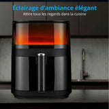 Friggitrice ad aria Medion 5 litri con illuminazione ambientale elegante per una cucina moderna