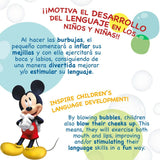 Bolle di sapone Mickey Mouse per il divertimento dei bambini e lo sviluppo del linguaggio