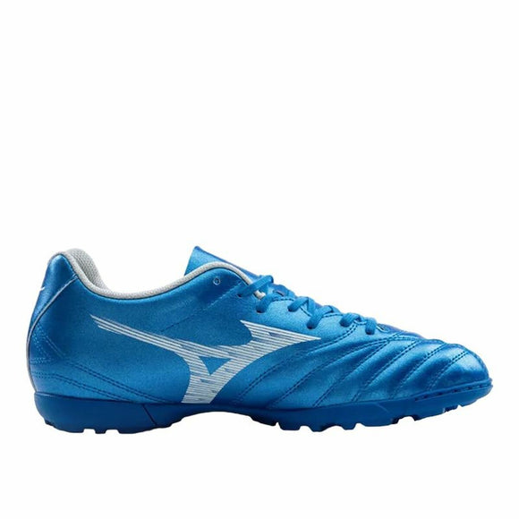 Scarpe da calcio Mizuno uomo in blu con supporto e comfort per prestazioni elevate sul campo