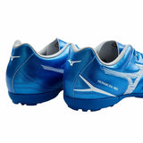 Scarpe da calcio Mizuno uomo color blu con design aerodinamico per prestazioni ottimali sul campo