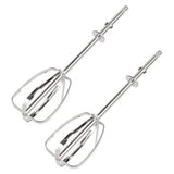 Frullatore MPM MMR-25 bianco con fruste in acciaio inox per miscelare facilmente ingredienti