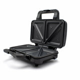 Tostapane Mpm 900W con design a sandwich e manico ergonomico per una facile apertura