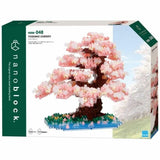 Set di costruzione Nanoblock Albero di Ciliegio con personaggi d'azione Bandai originali per collezionisti
