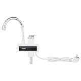 Bollitore elettrico istantaneo acciaio inox N'oveen con design moderno e rubinetto elegante