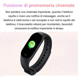 Smartwatch M9 per uomo e donna, braccialetto fitness, fascia sportiva, monitoraggio della frequenza cardiaca e della pressione sanguigna, impermeabile, multifunzione.