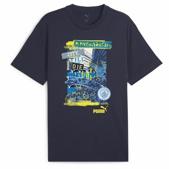 Maglia calcio uomo Puma di Manchester City con grafica colorata e logo ufficiale