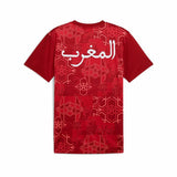 Maglia calcio uomo Puma Marruecos rossa con design marocchino e scritta sul retro