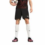 Pantaloncini calcio Puma uomo neri con logo, perfetti per partite e allenamenti all'aria aperta