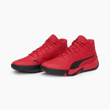 Scarpe da basket Puma uomo rosse con design moderno e suola resistente per il massimo comfort in campo