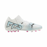 Scarpe da calcio Puma Future 7 uomo in bianco e blu con suola in gomma per massima aderenza