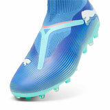 Scarpe da calcio Puma Future 7 uomo in blu con dettagli moderni e suola per una migliore aderenza