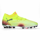 Scarpe da calcio Puma Future 8 Ultimate gialle con suola in gomma per prestazioni elevate nel gioco