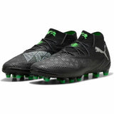 Scarpe da calcio Puma Future uomo in nero e verde, con suola adatta per il campo da gioco