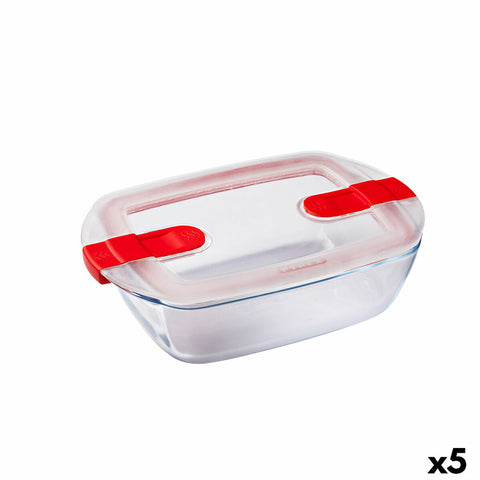 Contenitore alimenti Pyrex Cook&heat 5 pezzi in vetro