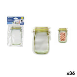 Set di 36 barattoli porta pranzo Quttin innovativo in vetro, ideali per conservare alimenti e organizzare la cucina