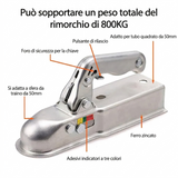 Copertura per sfera per rimorchio in stile europeo, per rimorchio da 50 mm