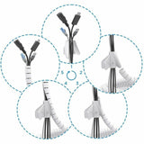 Raccogli cavi bianco 2 mm per organizzare cavi in modo ordinato e sicuro, ideale per l'elettronica