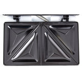 Piastra grill elettrica Ravanson 750W con piastre antiaderenti per grigliare facilmente