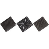 Piastra grill elettrica Ravanson OP-7050 con piastre intercambiabili per grigliare, cuocere e preparare waffle