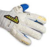 Guanti da portiere Rinat adulti bianchi con design ergonomico e presa ottimale per prestazioni superiori