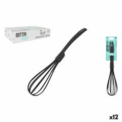 Sbattitore con frusta Quttin Quttin 31 x 7 x 7 cm Nero (12 Unità)