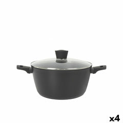 Casseruola con coperchio MasterChef 28 cm (4 Unità)