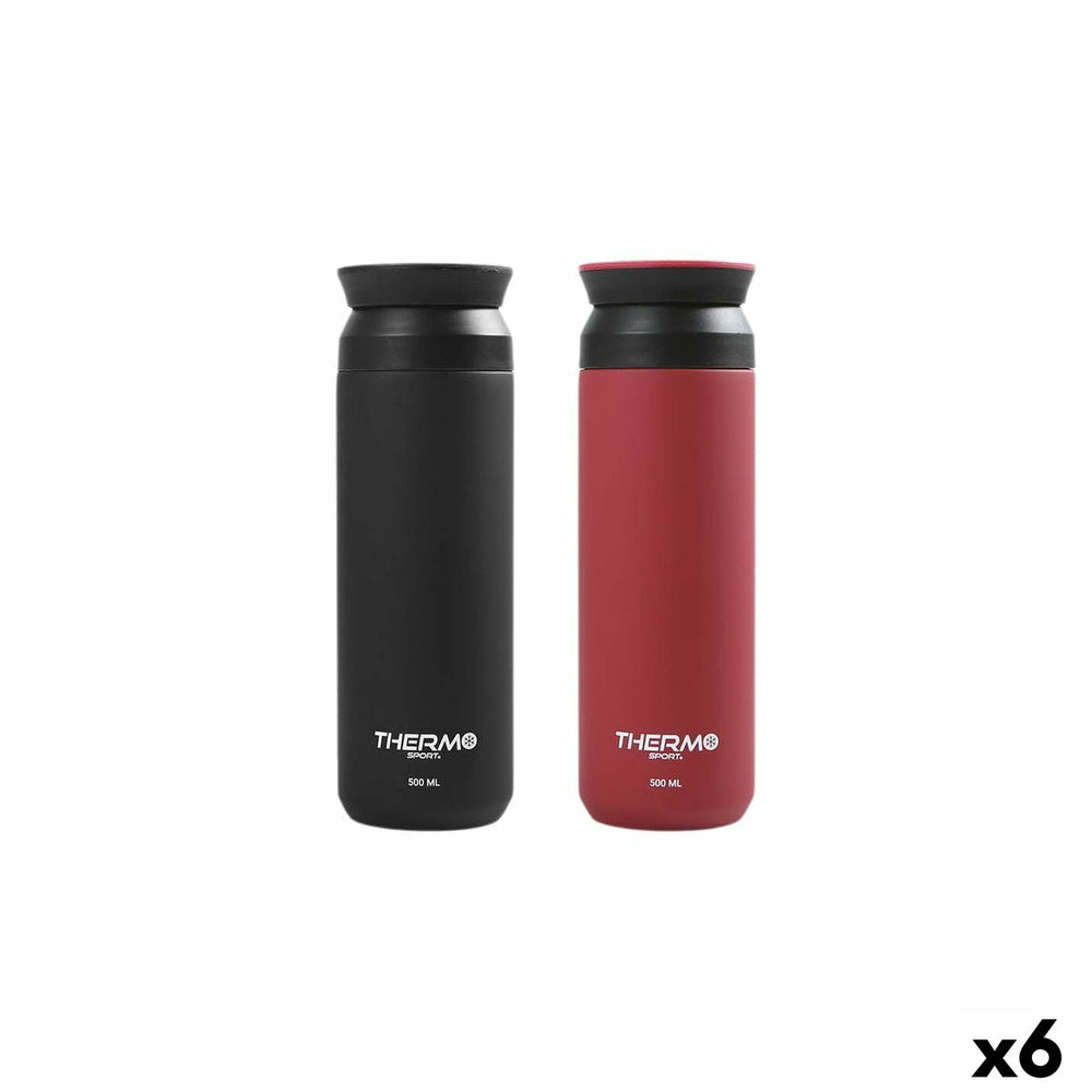 Bottiglia d'acqua ThermoSport Acciaio inossidabile 500 ml (6 Unità)