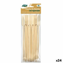Stuzzicadenti in Bambù Algon Bambù 50 Pezzi (24 Unità)