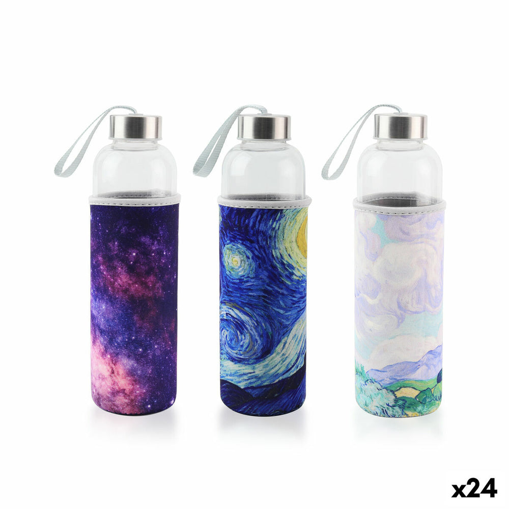 Bottiglia d'acqua Bewinner Vetro 600 ml (24 Unità)