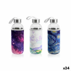 Bottiglia d'acqua Bewinner Vetro 400 ml (24 Unità)