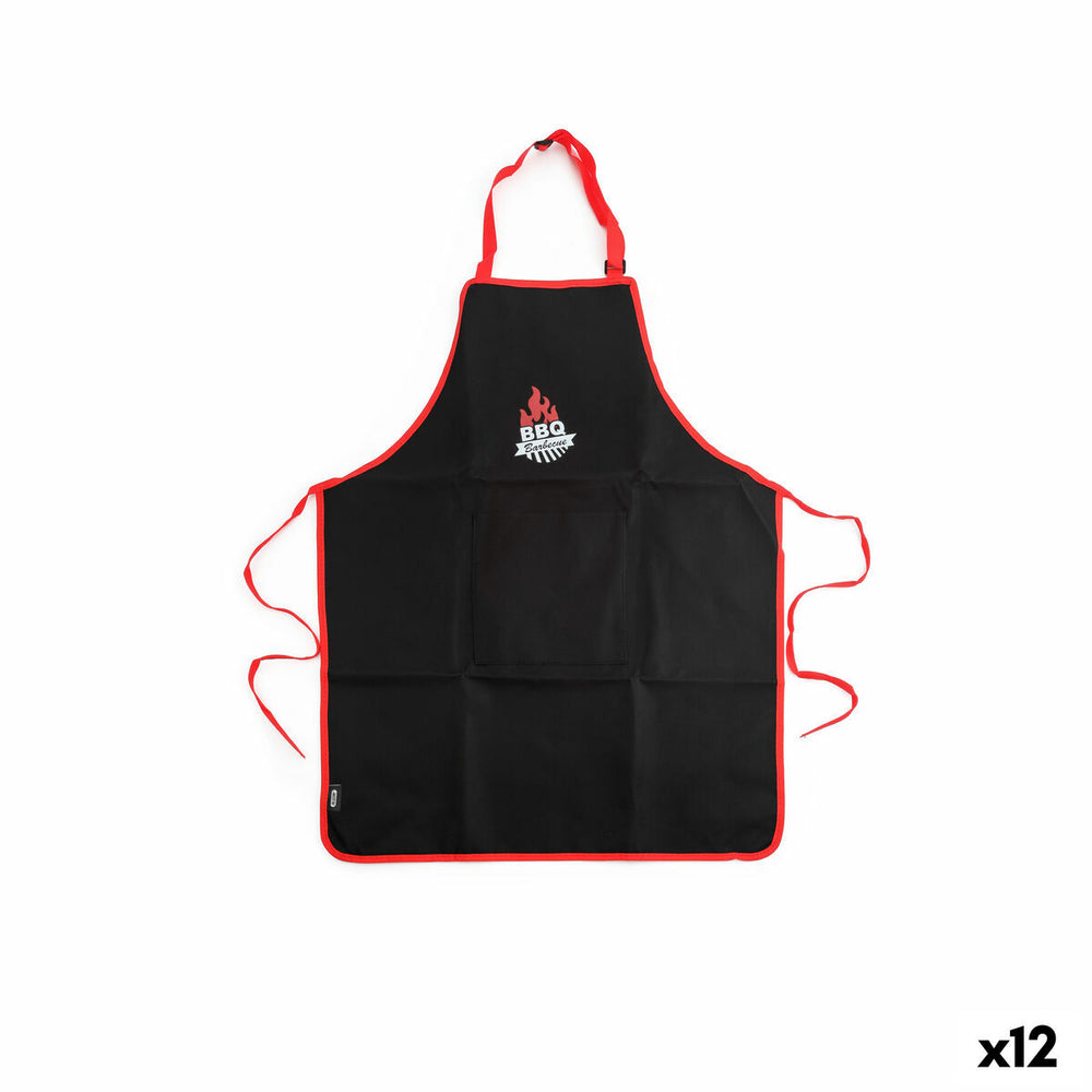 Grembiule Algon 61 x 75,5 cm Nero Barbecue