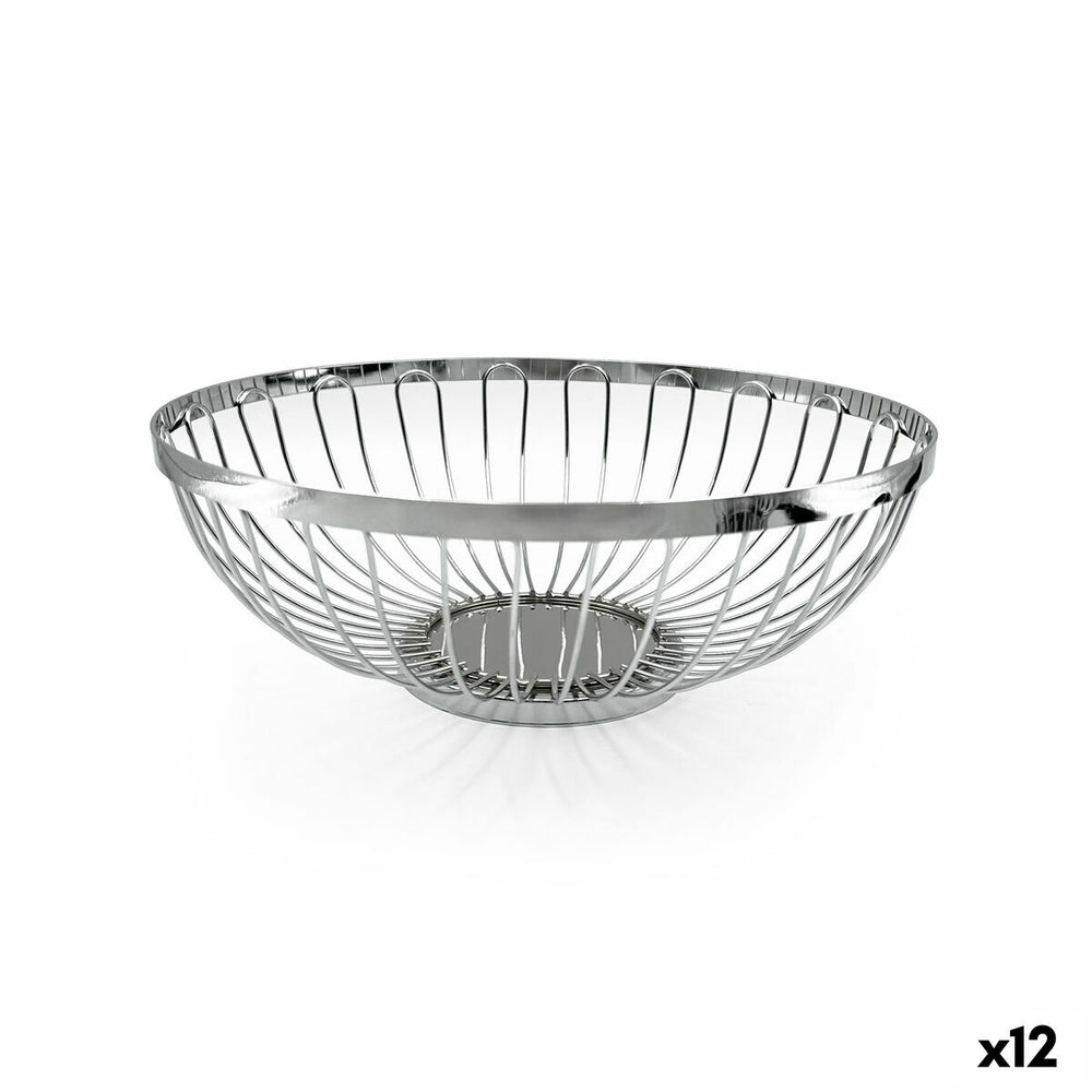 Portapane My Bar Argentato Metallo 25,5 x 9,5 cm (12 Unità)