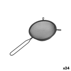 Colino Quttin Nero Metallo Ø 10 cm (24 Unità)