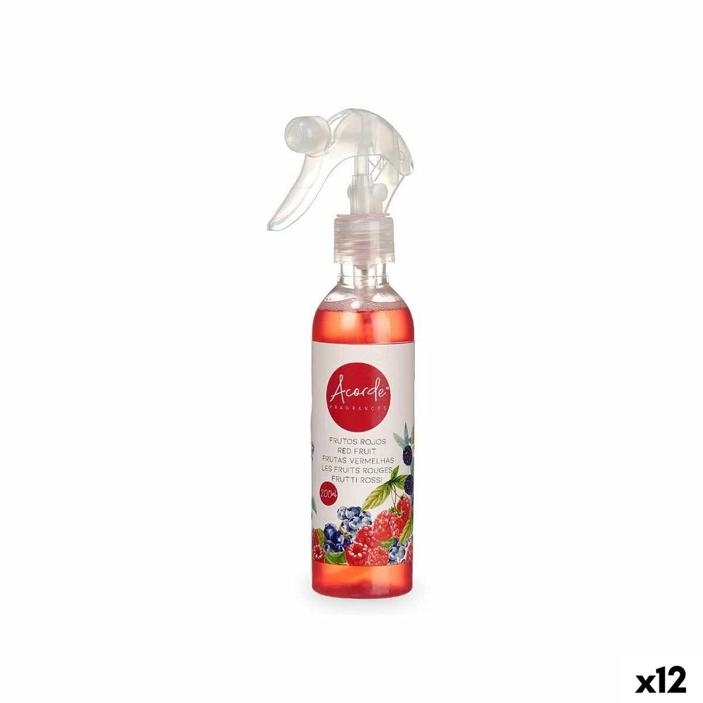 Deodorante per Ambienti Acorde Frutti rossi 200 ml (12 Unità)