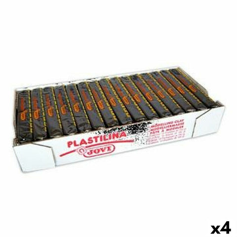 Modelling clay Jovi Black 150 g 15 Pieces (4 Units)