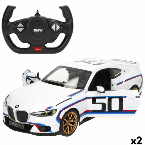 Macchinina Radiocomandata BMW Azzurro Rosso 1:14 34 x 10 x 13,5 cm (2 Unità)