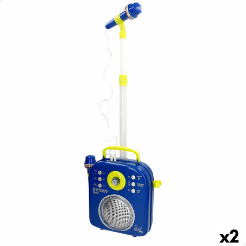 Altoparlante con Microfono Karaoke Bontempi 2 Unità