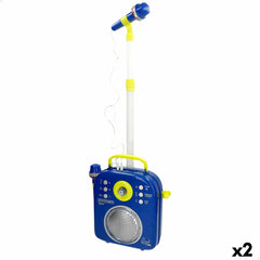 Altoparlante con Microfono Karaoke Bontempi 2 Unità