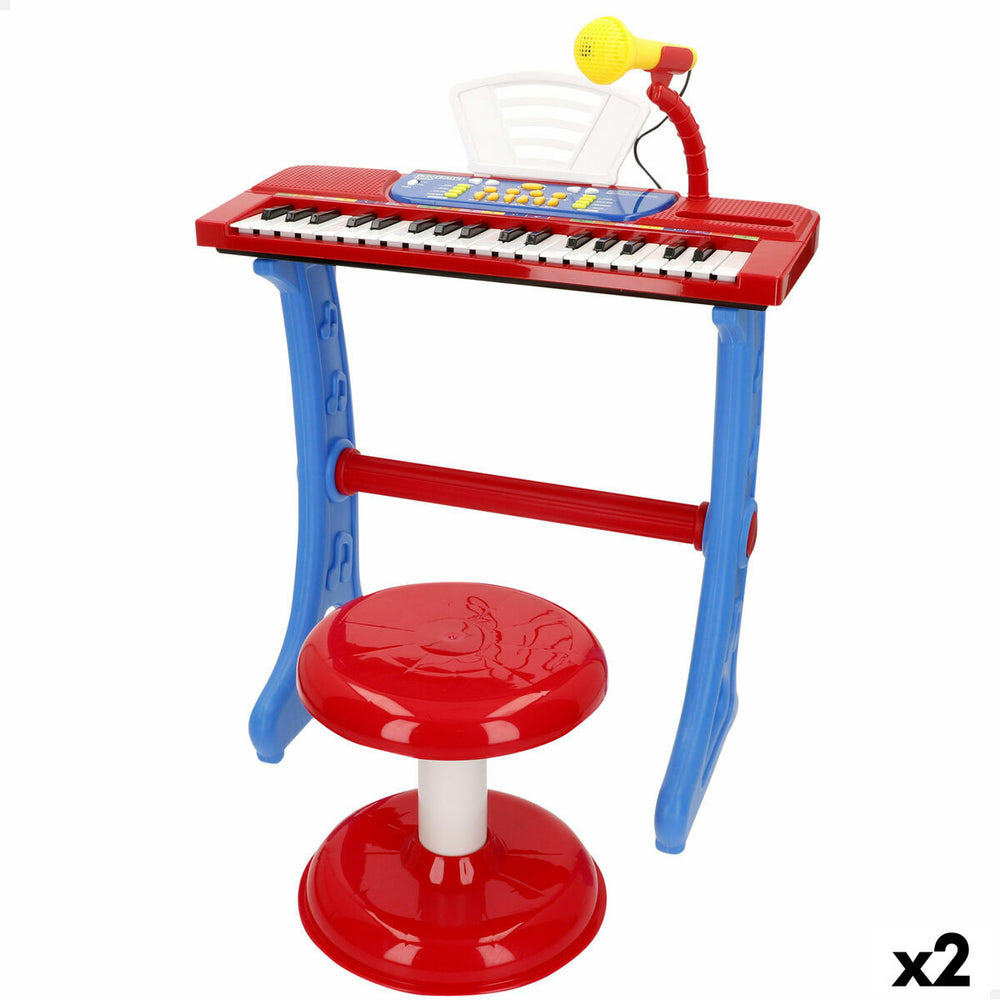 37-Key Keyboard Bontempi 43 x 56 x 23 cm (2 Units)