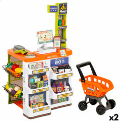 Toy Supermarket 50 x 82 x 42 cm 50 Pieces 2 Units